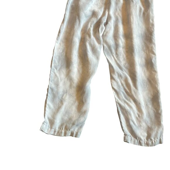 Cloth & Stone Anthropologie Blue Tie Dye Jumpsuit High Neck Sleeveless Small - Picture 7 of 10